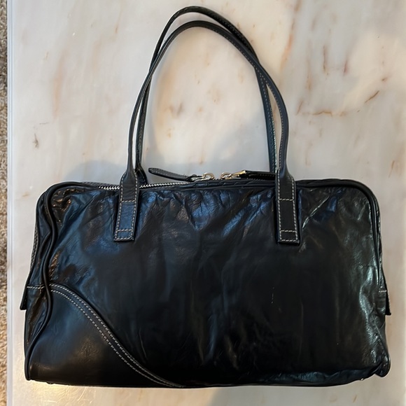 Gucci shoulder bag black leather - Picture 2 of 16